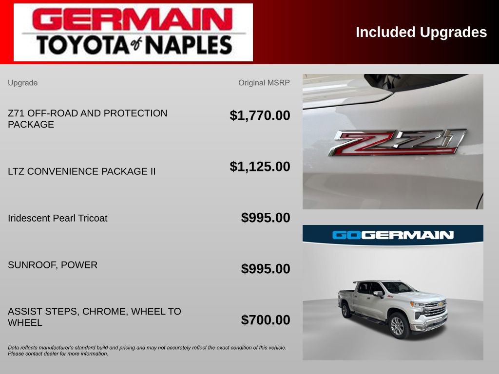 Used 2022 Chevrolet Silverado 1500 LTZ AWD/4WD image 4