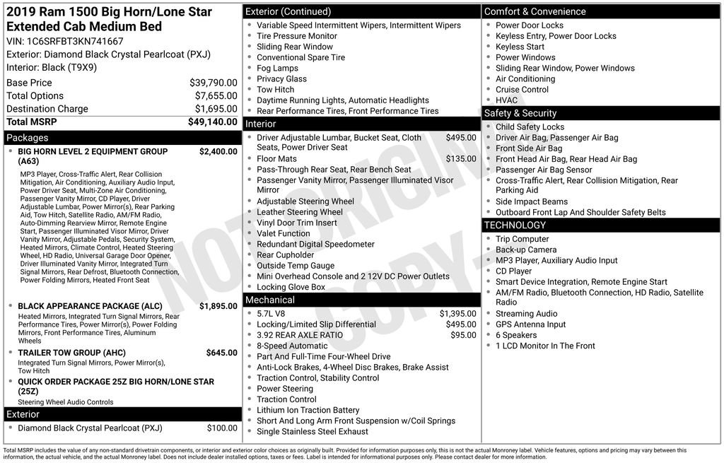 Used 2019 RAM 1500 Big Horn AWD/4WD image 10