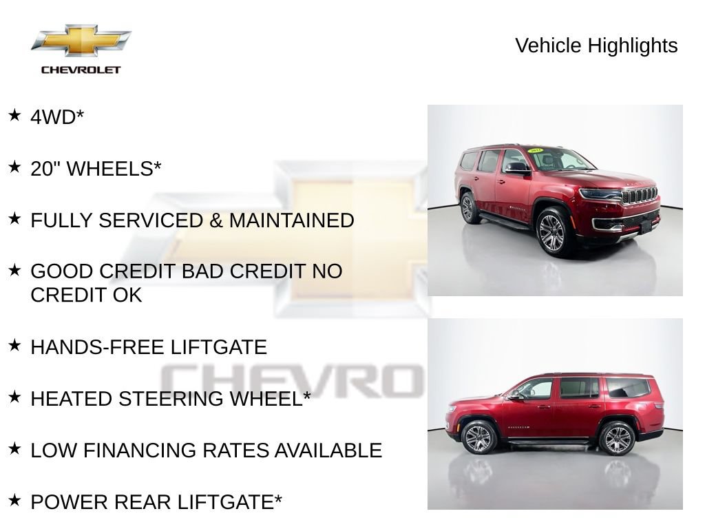 Used 2023 Jeep Wagoneer Series II AWD/4WD image 35