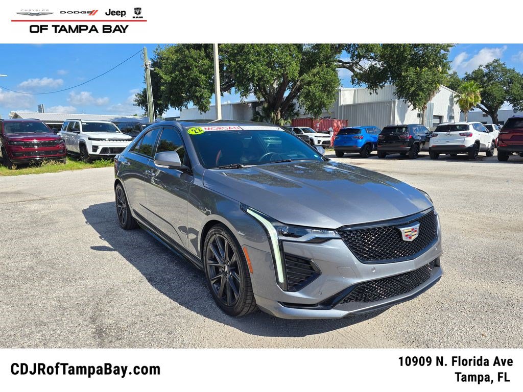 Used 2022 Cadillac CT4 V w/ Technology Package