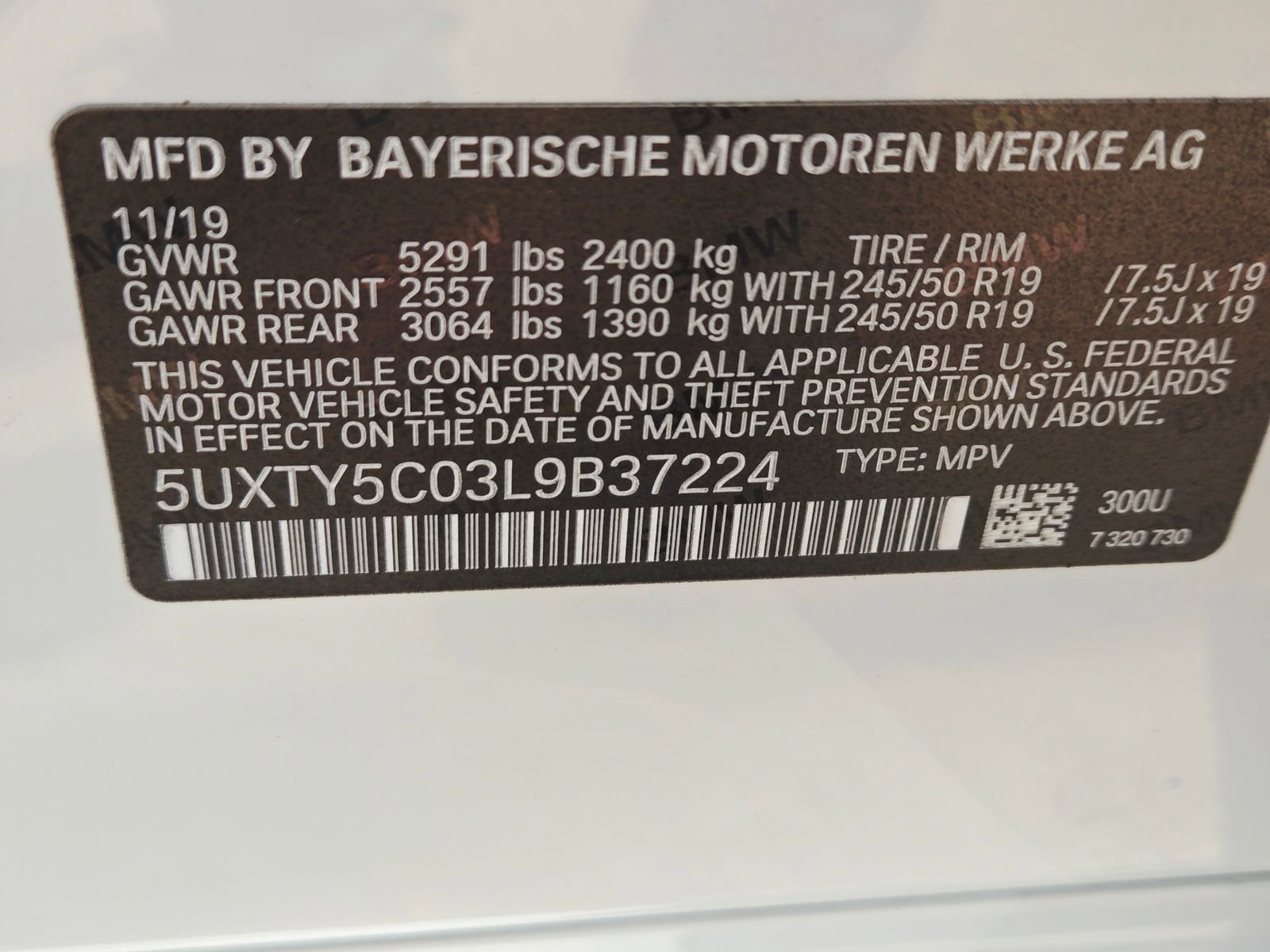 Used 2020 BMW X3 xDrive30i w/ M Sport Package 2 image 32