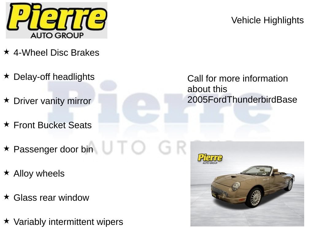 Used 2005 Ford Thunderbird RWD image 14