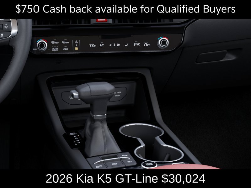 New 2026 Kia K5 GT-Line w/ GT-Line Red Interior Package AWD/4WD image 23