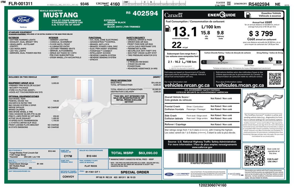 Used 2024 Ford Mustang GT Premium video 3