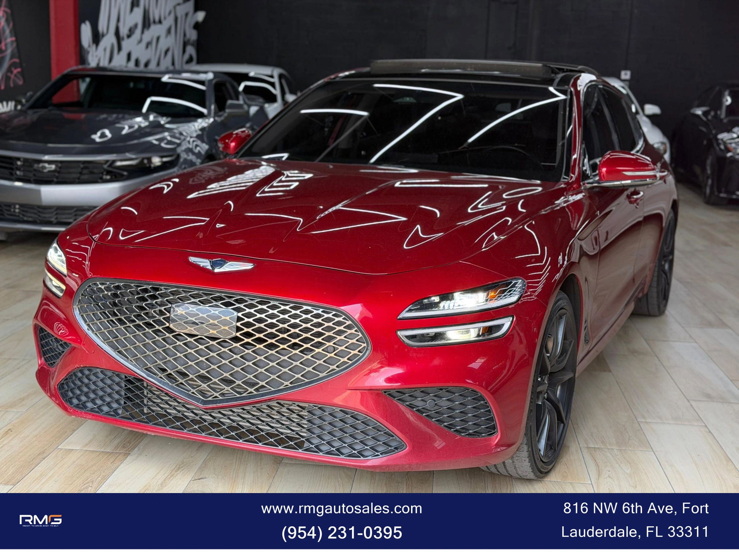 Used 2022 Genesis G70 2.0T w/ Prestige Package AWD/4WD image 1