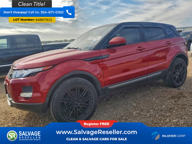 Used 2014 Land Rover Range Rover Evoque Pure Plus