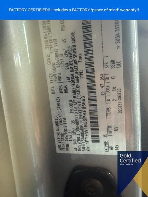 Used 2023 Ford F150 XLT w/ Equipment Group 301A Mid AWD/4WD image 6