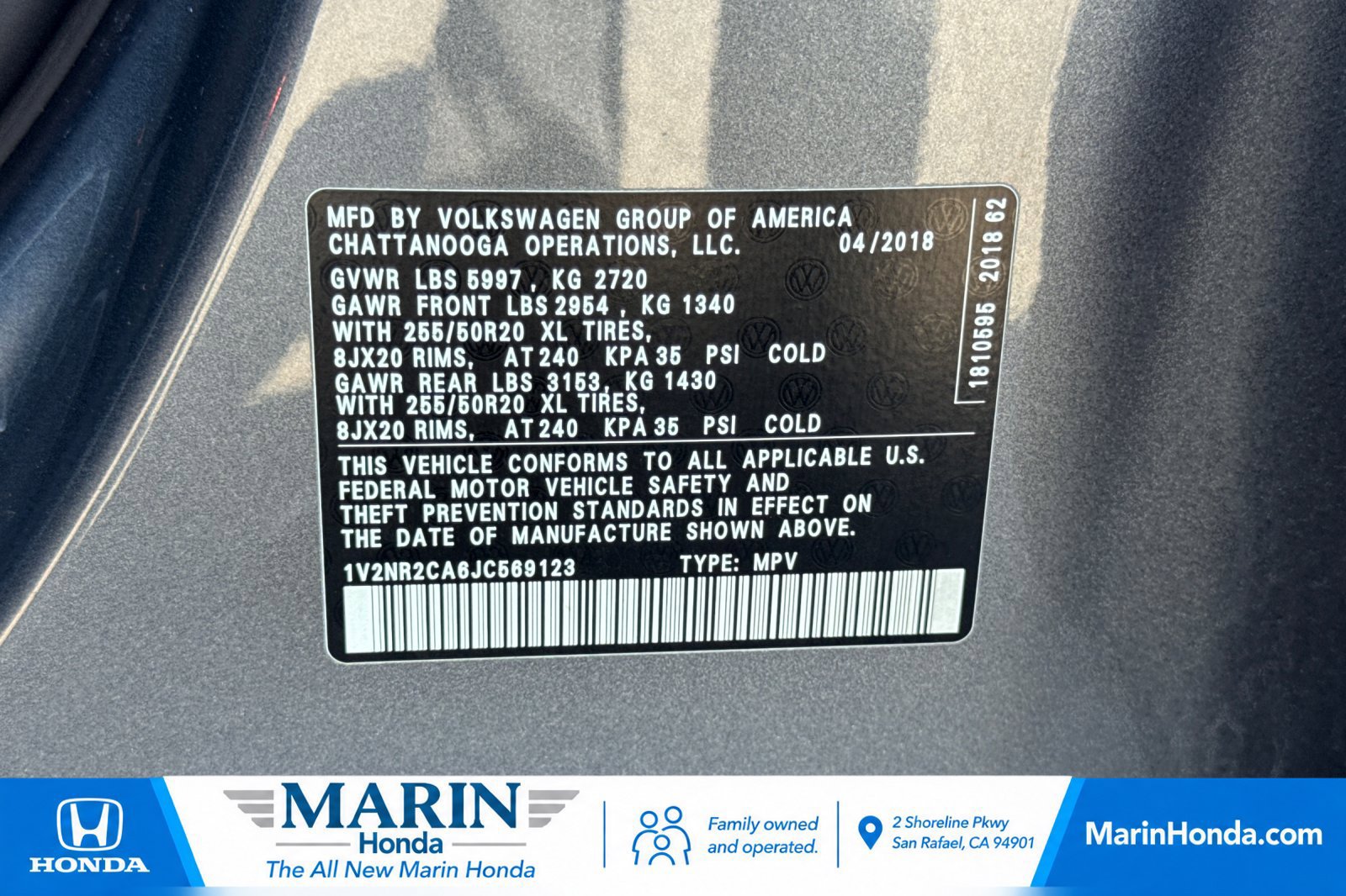 Used 2018 Volkswagen Atlas SEL Premium AWD/4WD image 39