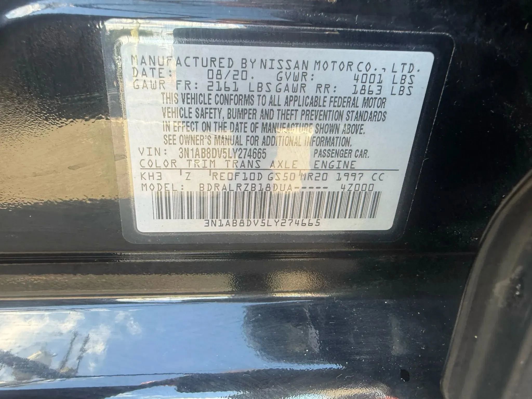 Used 2020 Nissan Sentra SR w/ Trunk Package image 29