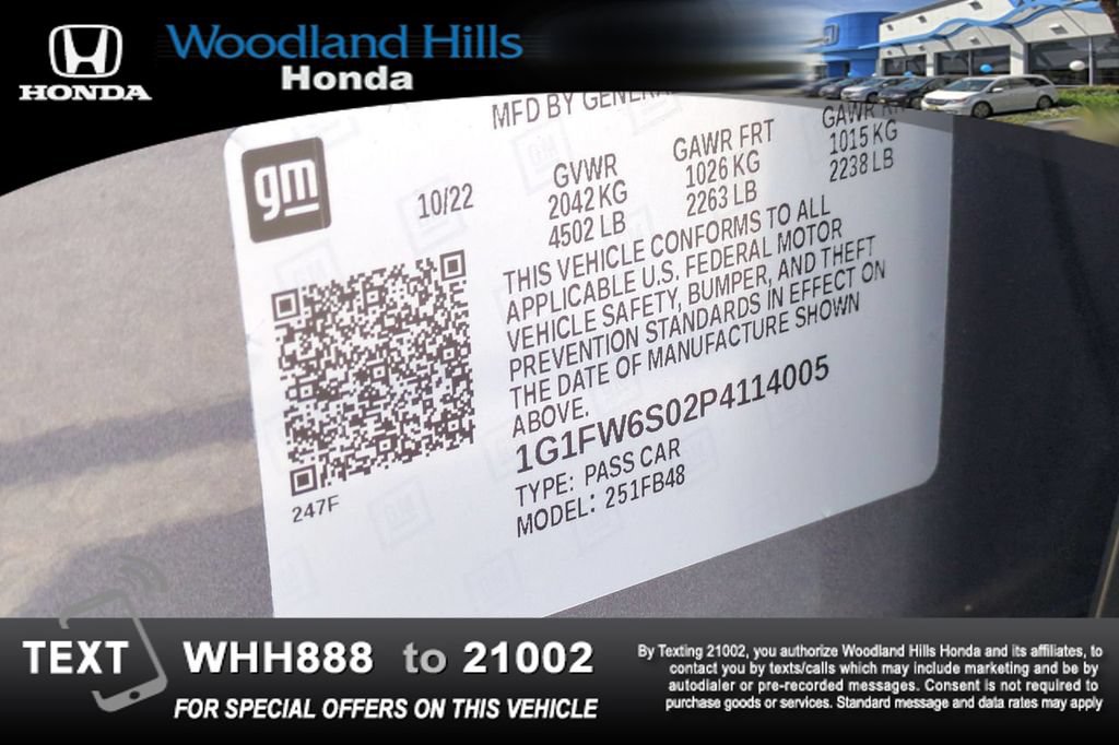 Used 2023 Chevrolet Bolt LT FWD image 26