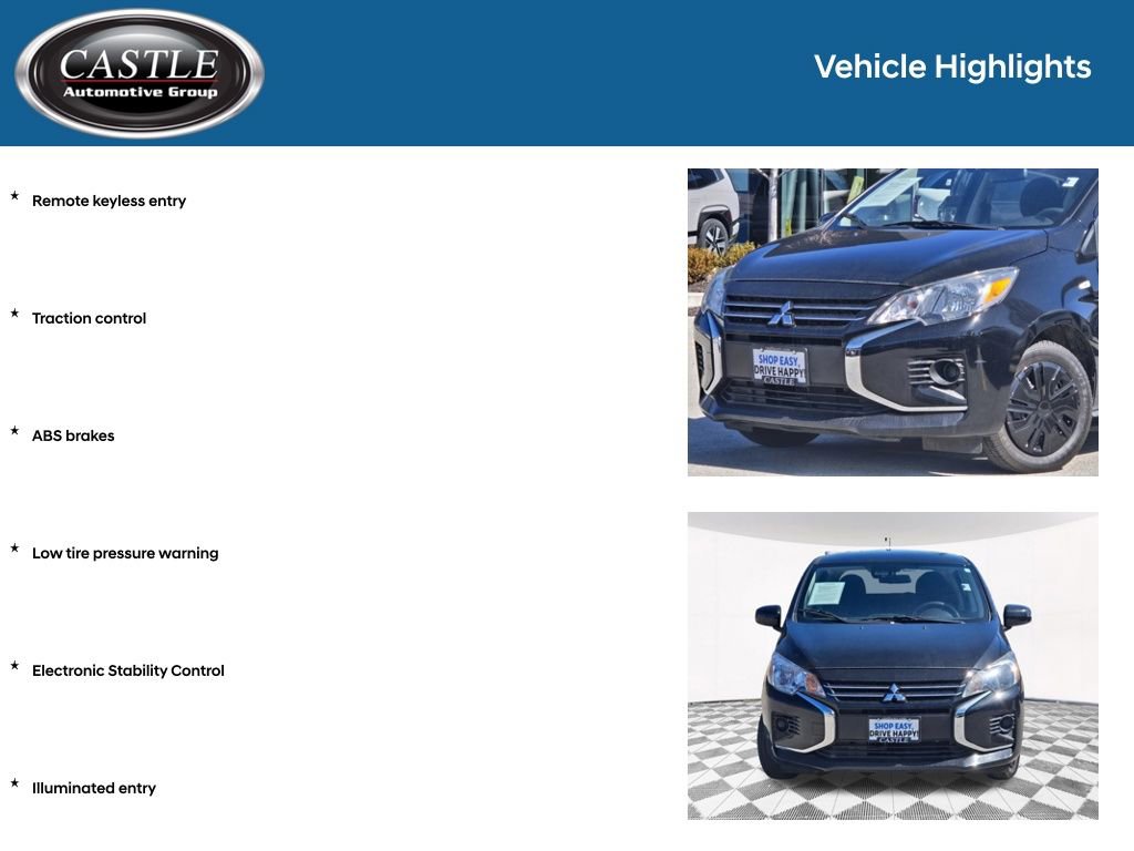 Used 2024 Mitsubishi Mirage ES image 3