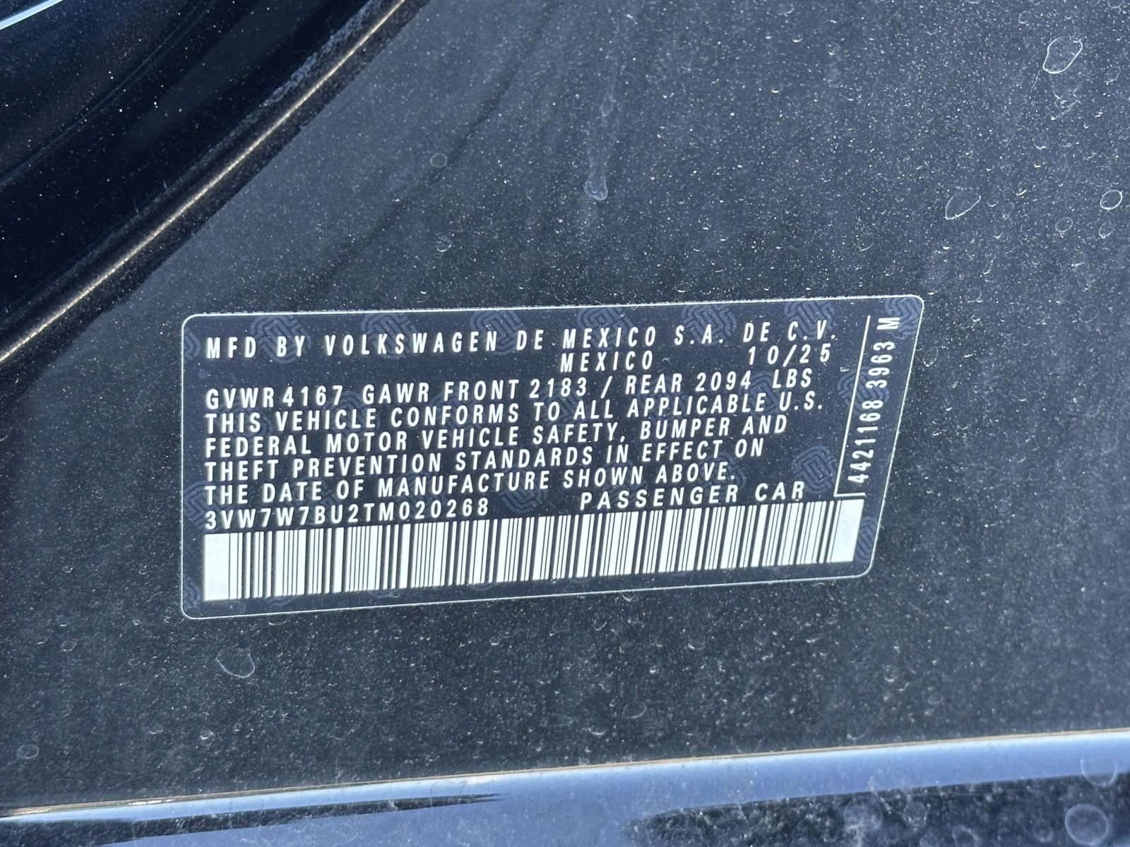 New 2026 Volkswagen Jetta SE image 16