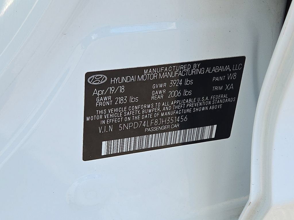Used 2018 Hyundai Elantra SE FWD image 29