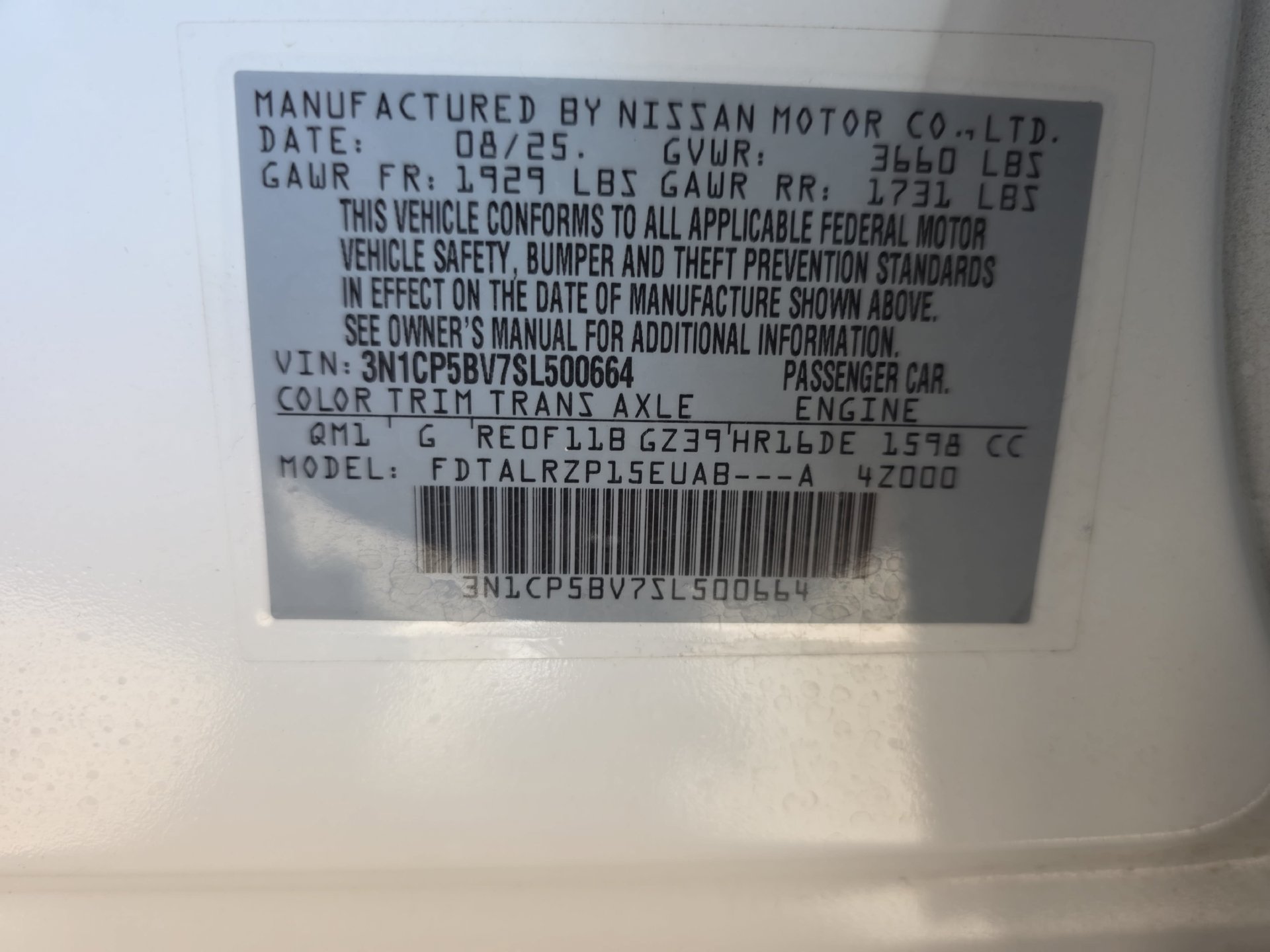 Certified 2025 Nissan Kicks Play S FWD image 32