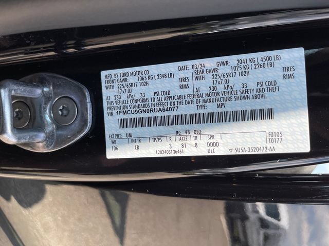 Used 2024 Ford Escape Active AWD/4WD image 23