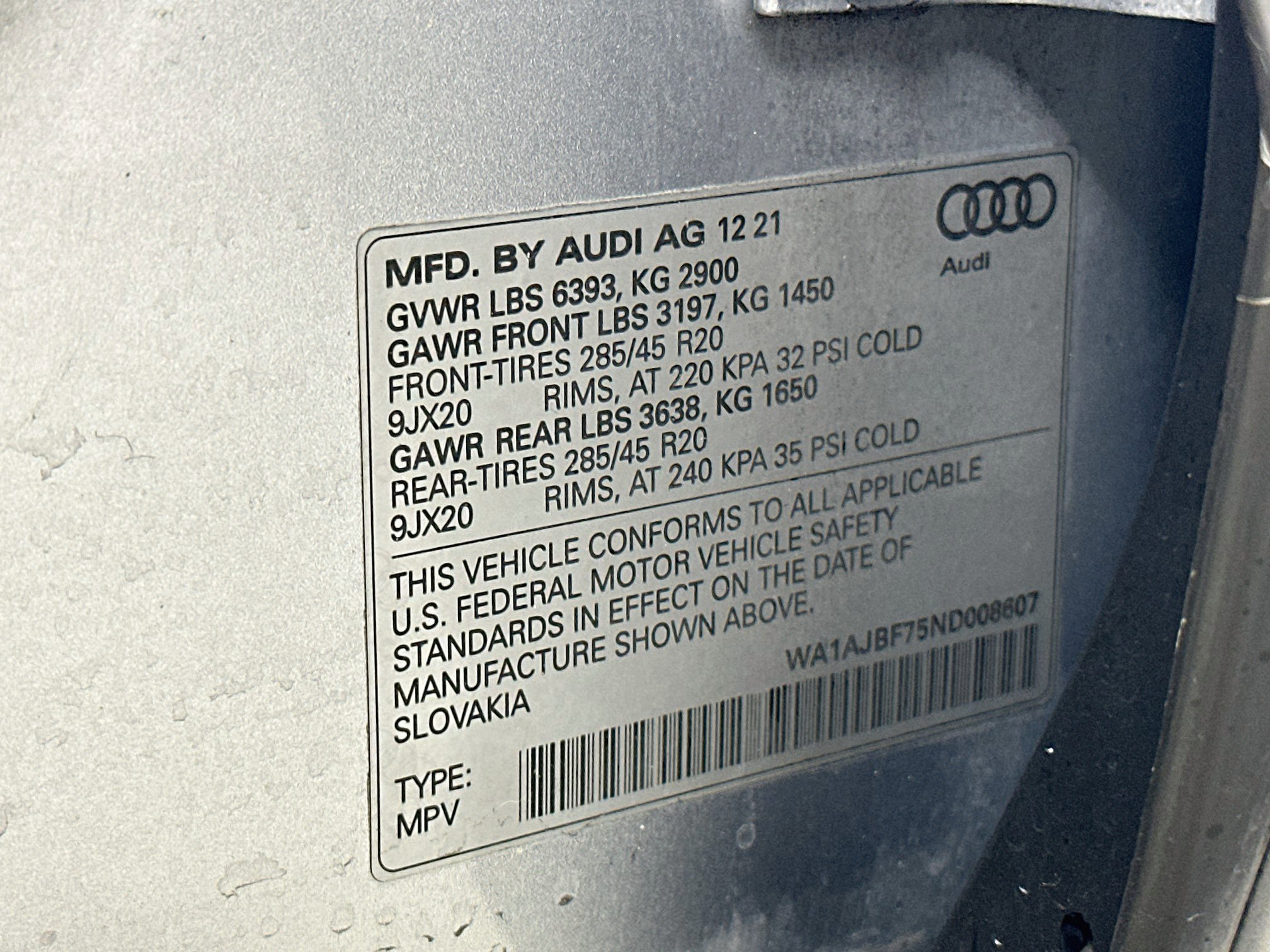 Used 2022 Audi Q7 2.0T Premium w/ Convenience Package AWD/4WD image 34