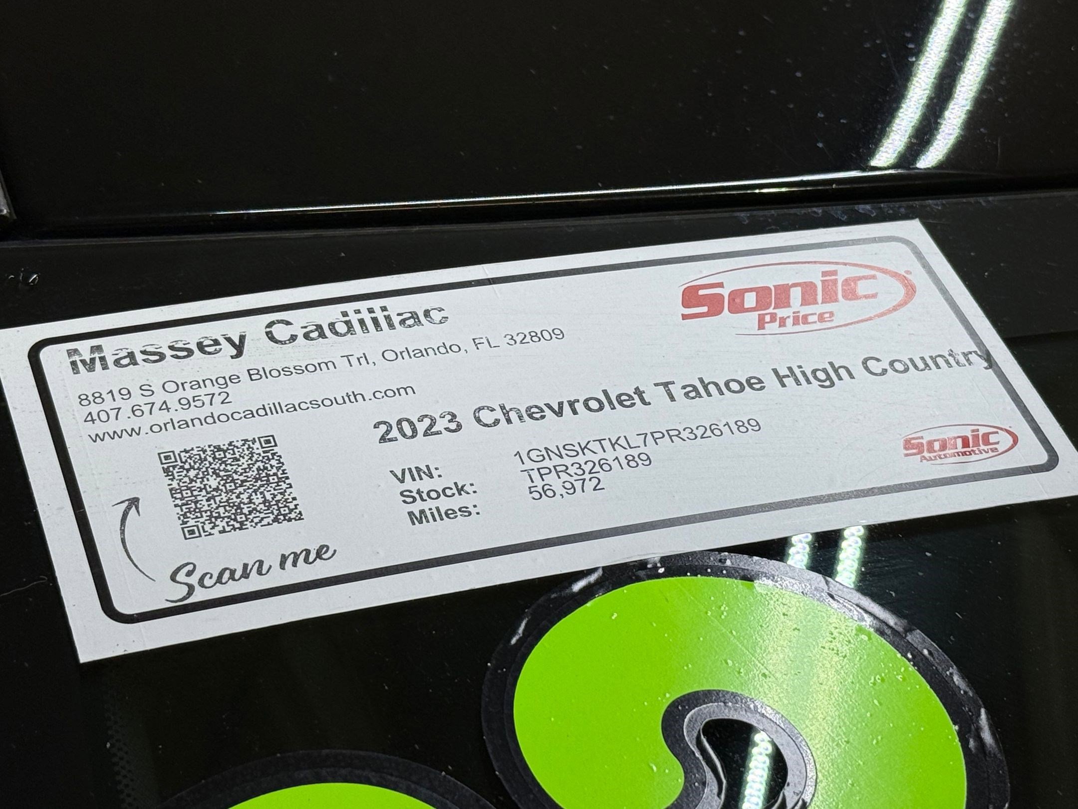 Used 2023 Chevrolet Tahoe High Country w/ Premium Package 2 AWD/4WD image 53