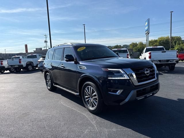 Used 2023 Nissan Armada SL w/ Captain's Chairs Package RWD video 1