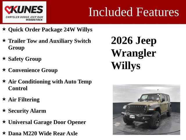 New 2026 Jeep Wrangler Willys image 3