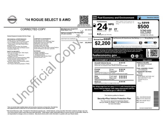 Used 2014 Nissan Rogue S image 33