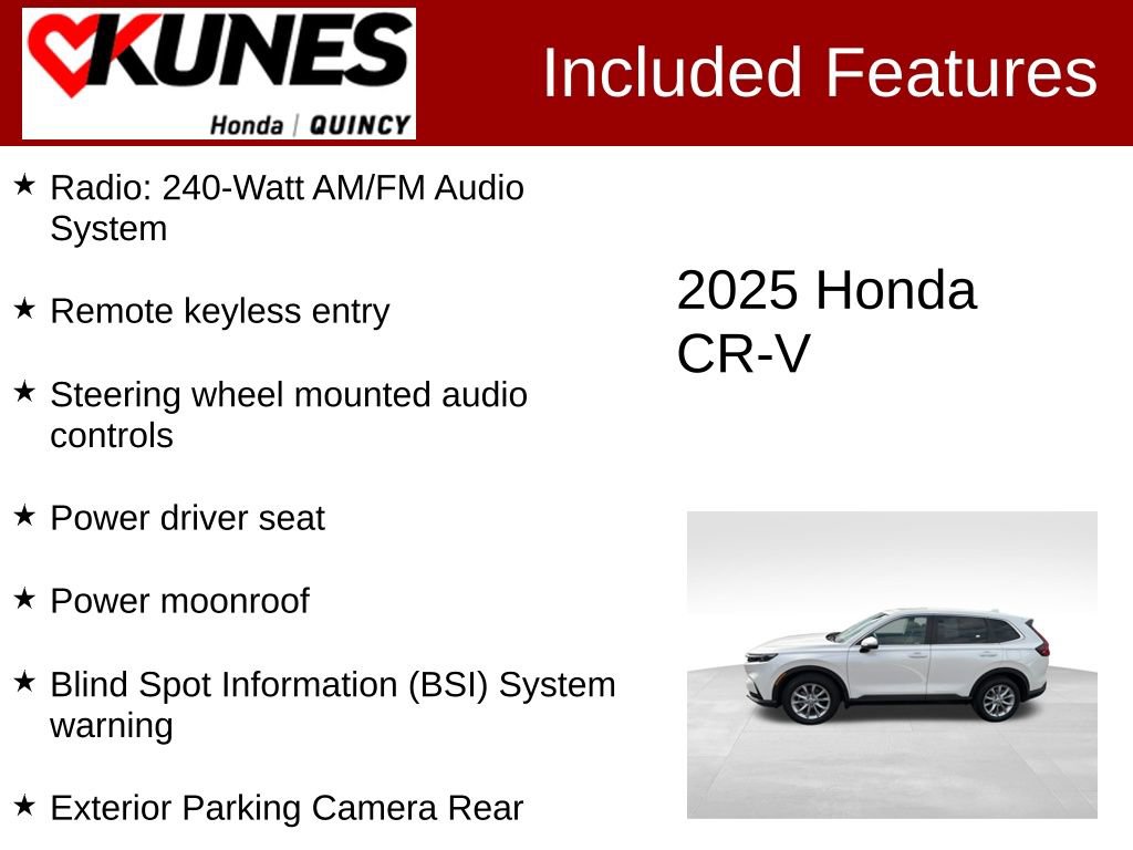 Used 2025 Honda CR-V EX image 2