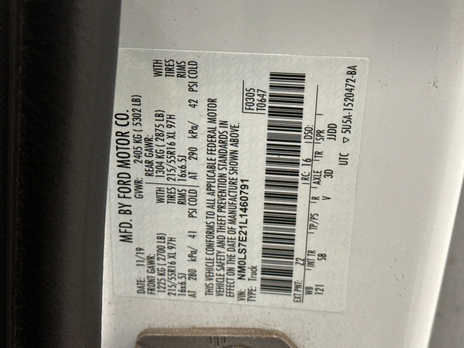 Used 2020 Ford Transit Connect XL image 11