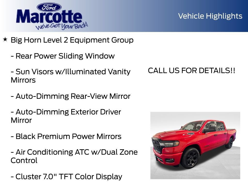 Used 2025 RAM 1500 Big Horn AWD/4WD image 17