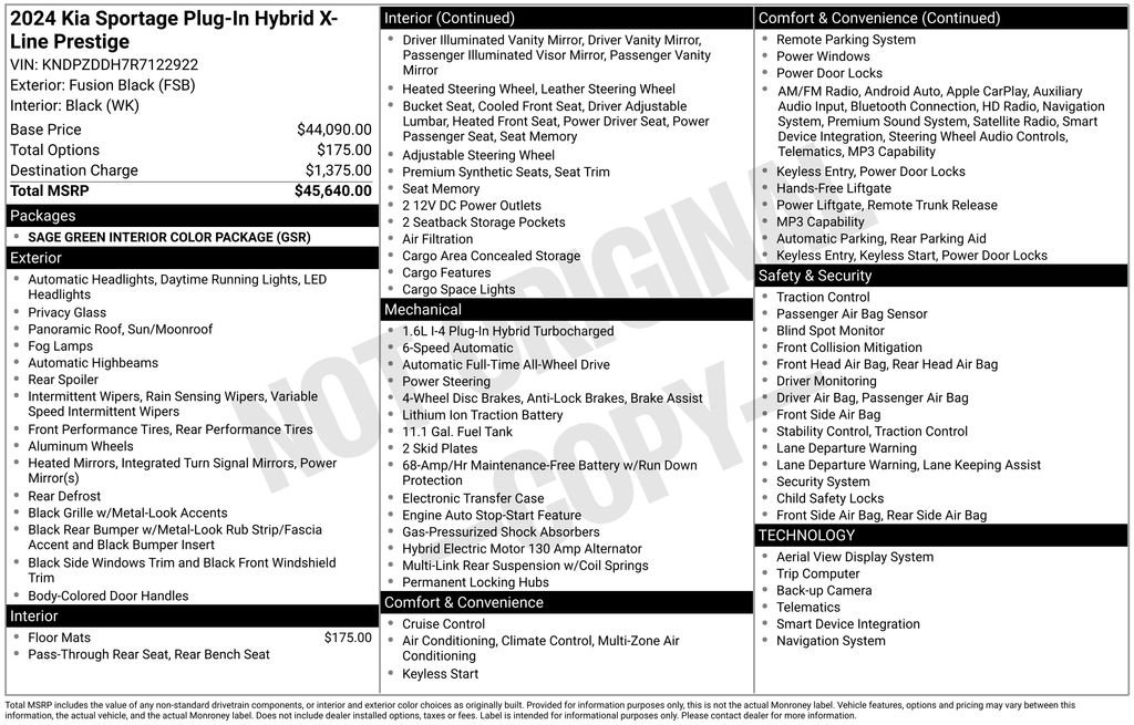 Certified 2024 Kia Sportage X-Line Prestige AWD/4WD image 32