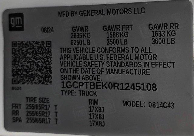 Used 2024 Chevrolet Colorado W/T w/ WT Convenience Package II AWD/4WD image 40
