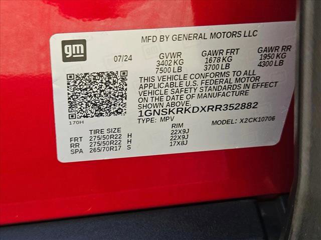 Used 2024 Chevrolet Tahoe RST w/ Luxury Package image 26