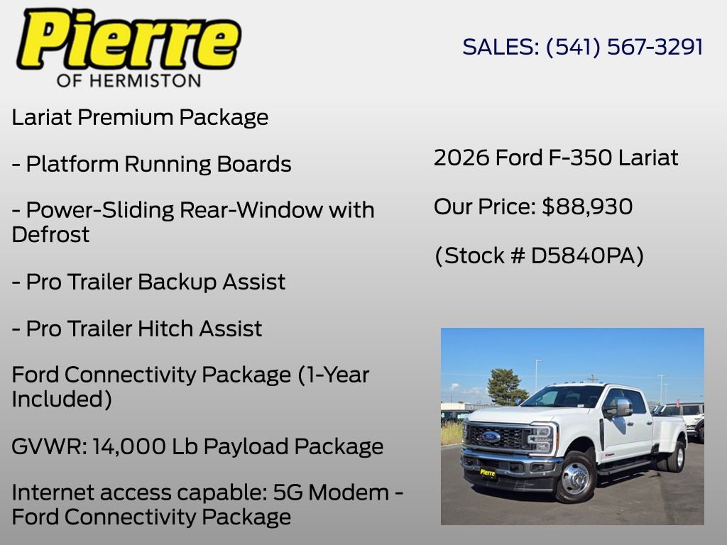 Used 2026 Ford F350 Lariat w/ Lariat Premium Package AWD/4WD image 20
