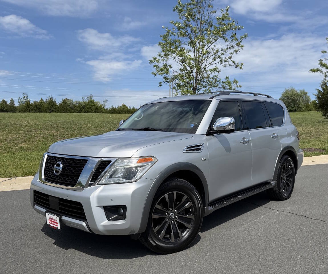 Used 2017 Nissan Armada Platinum w/ Captain Seat Package AWD/4WD image 1