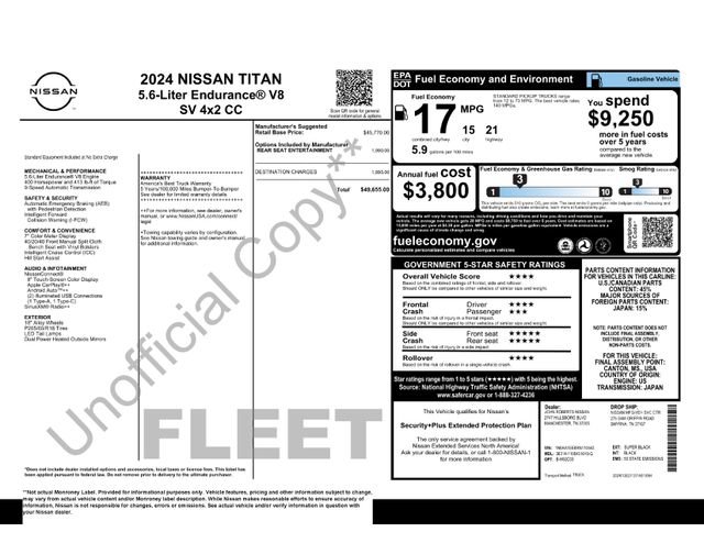 Used 2024 Nissan Titan SV RWD image 31