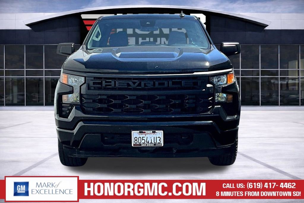 Used 2023 Chevrolet Silverado 1500 Custom w/ LPO, Dark Essentials Package RWD image 2