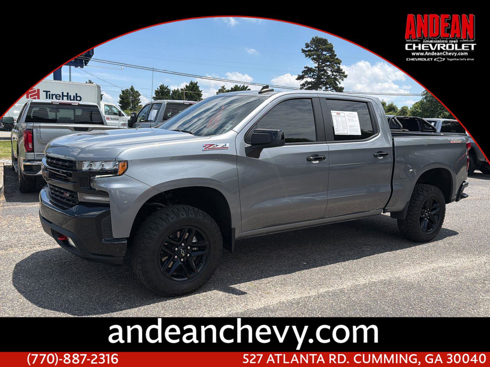 Used 2022 Chevrolet Silverado 1500 LT Trail Boss w/ Bed Protection Package AWD/4WD image 1