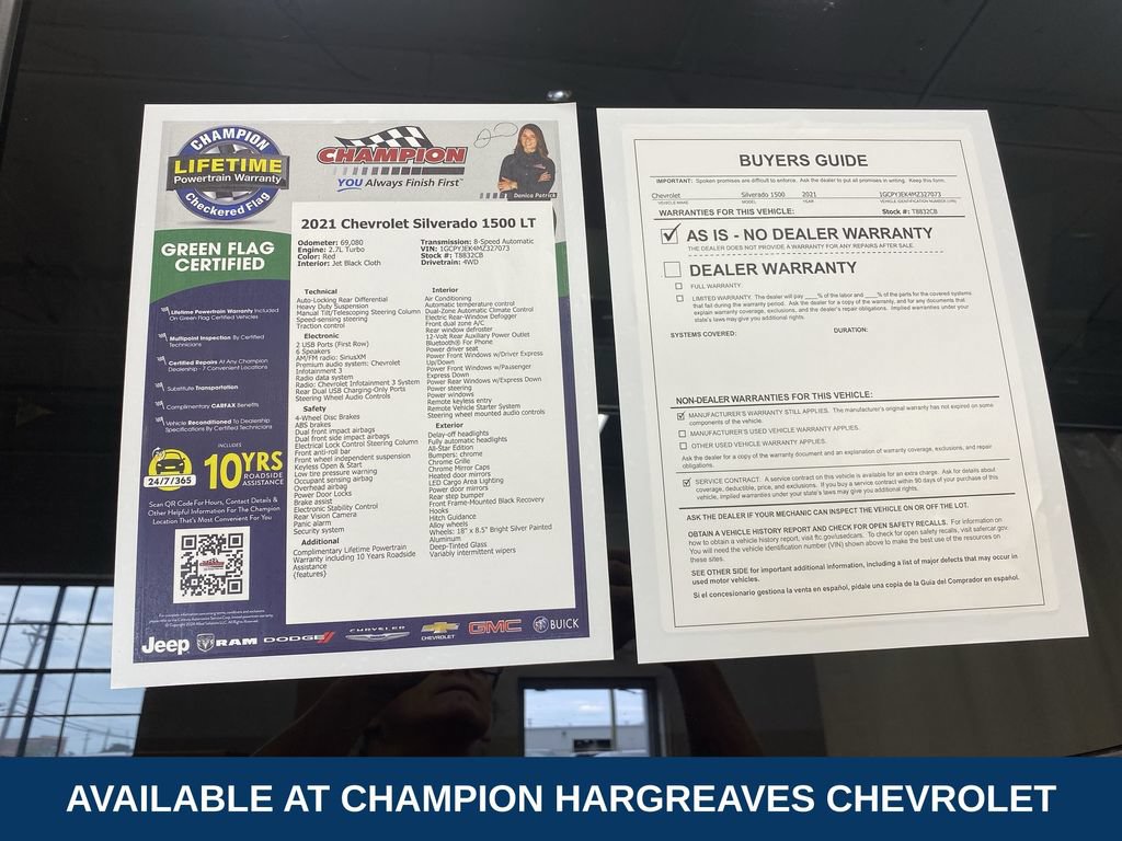 Used 2021 Chevrolet Silverado 1500 LT AWD/4WD image 43