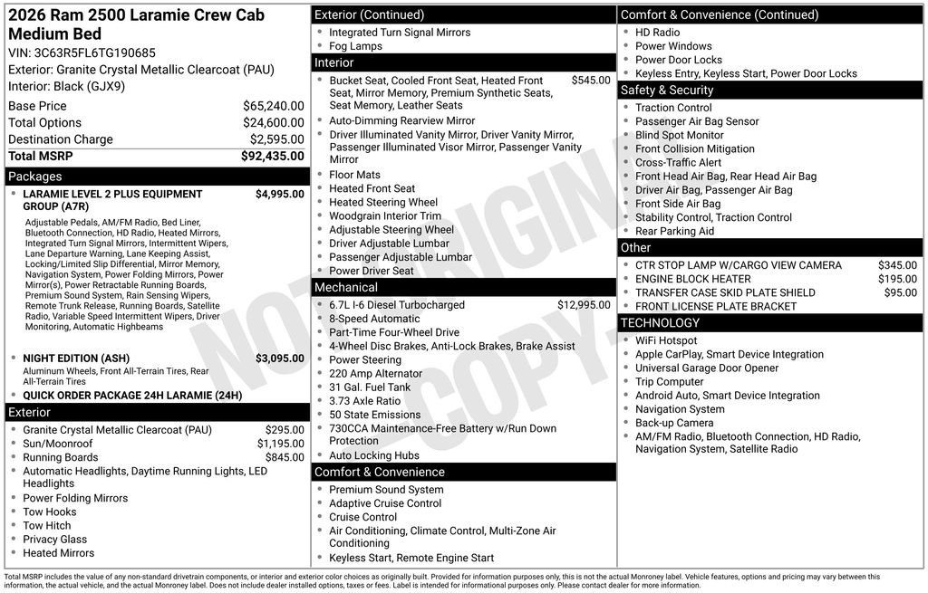 New 2026 RAM 2500 Laramie image 24