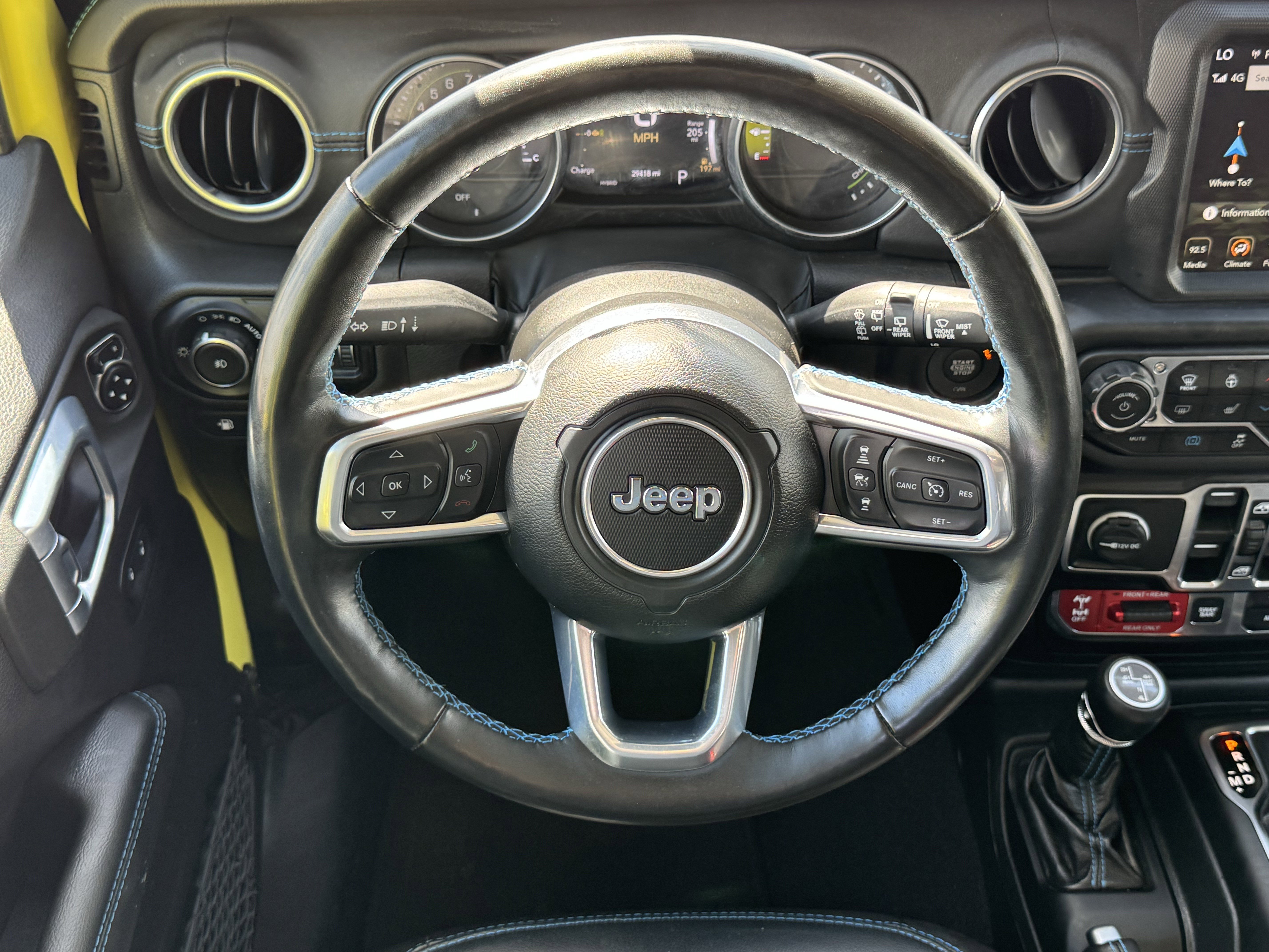 Used 2023 Jeep Wrangler Unlimited Rubicon 4xe w/ Steel Bumper Group image 16