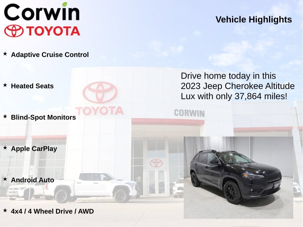 Used 2023 Jeep Cherokee Altitude Lux AWD/4WD image 6