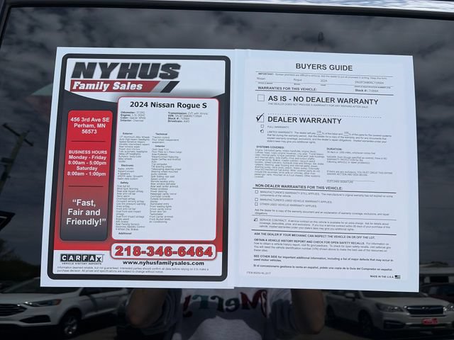 Used 2024 Nissan Rogue S AWD/4WD image 49