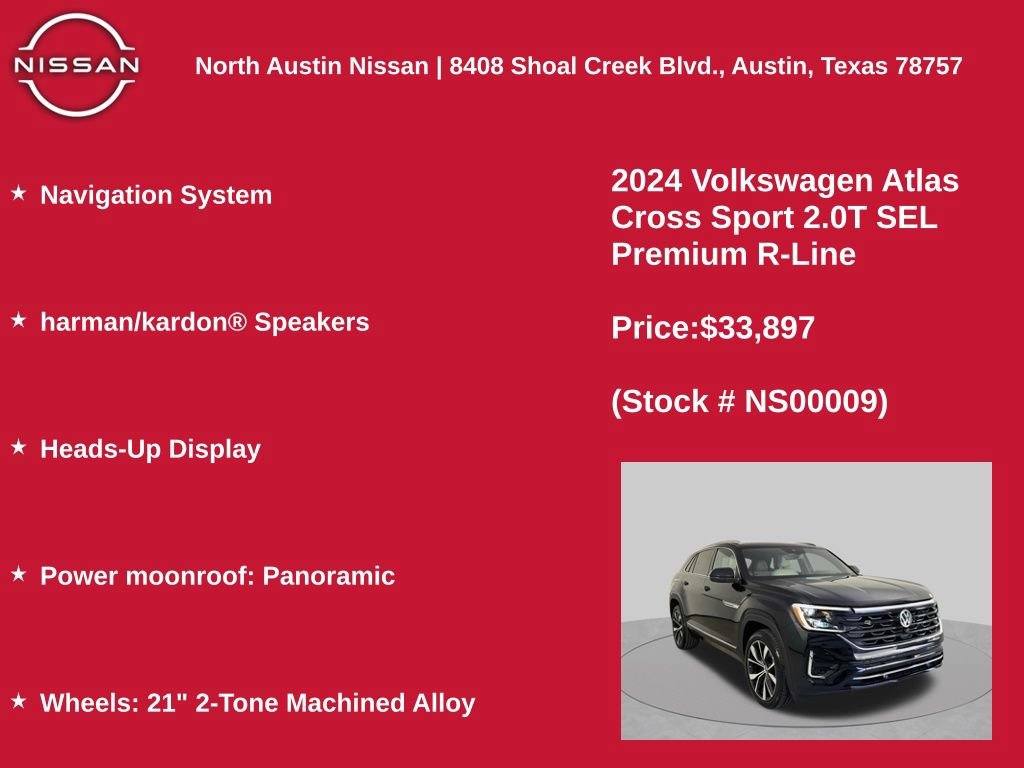 Used 2024 Volkswagen Atlas Cross Sport SEL Premium R-Line AWD/4WD image 11