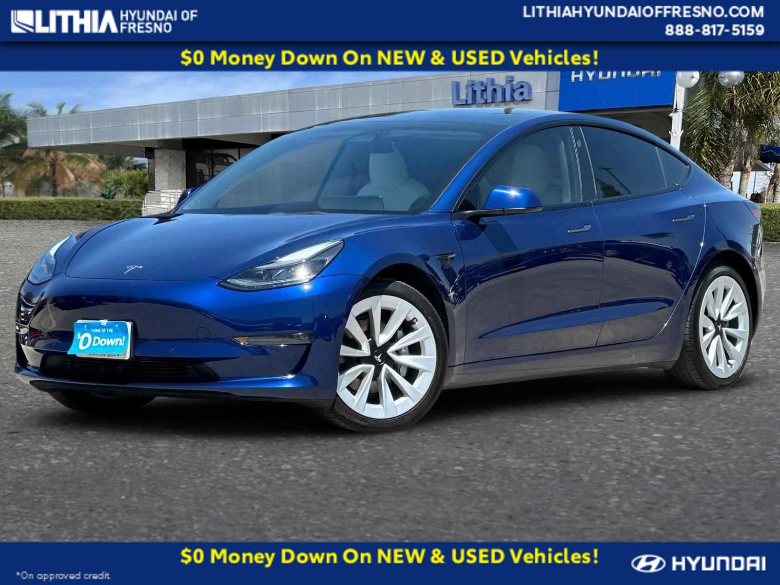 Used 2022 Tesla Model 3 Long Range AWD/4WD image 1