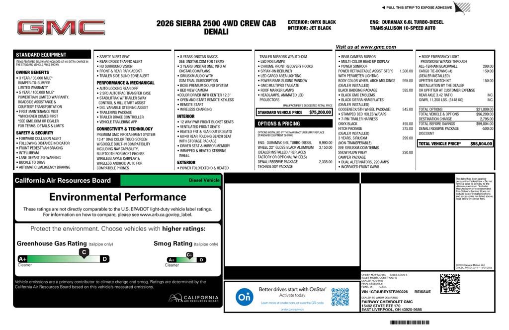 New 2026 GMC Sierra 2500 Denali w/ Denali Reserve Package AWD/4WD image 4