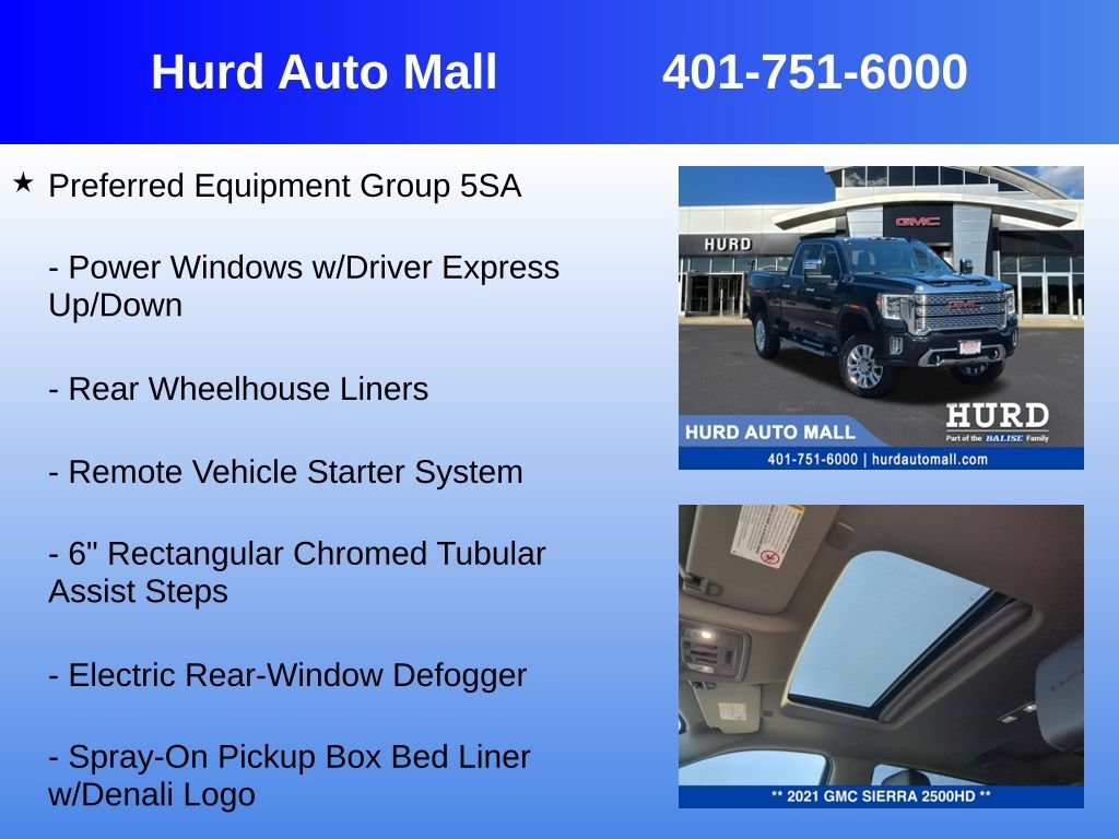 Used 2021 GMC Sierra 2500 Denali w/ Denali Ultimate Package AWD/4WD image 12