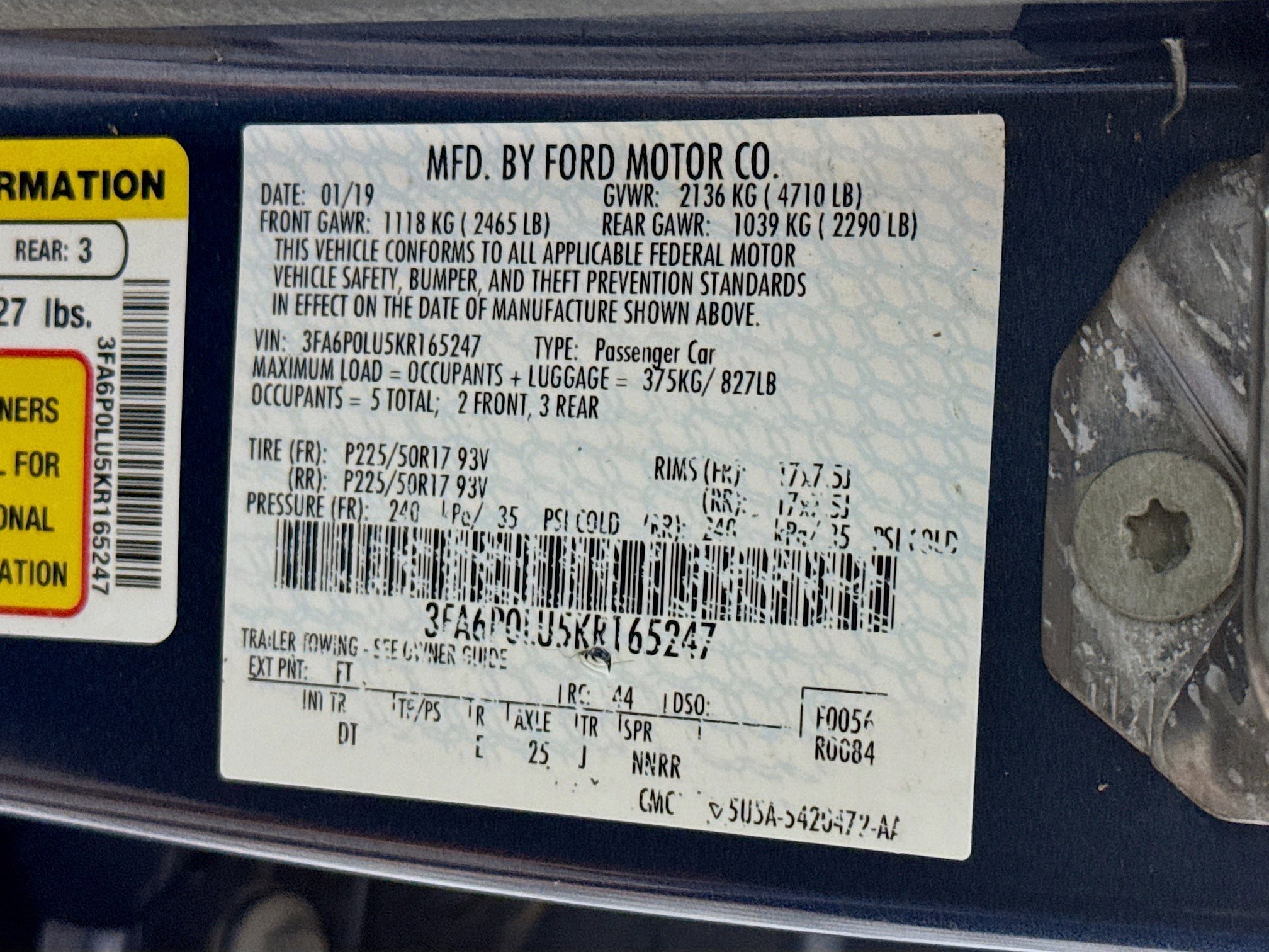 Used 2019 Ford Fusion SE FWD image 39