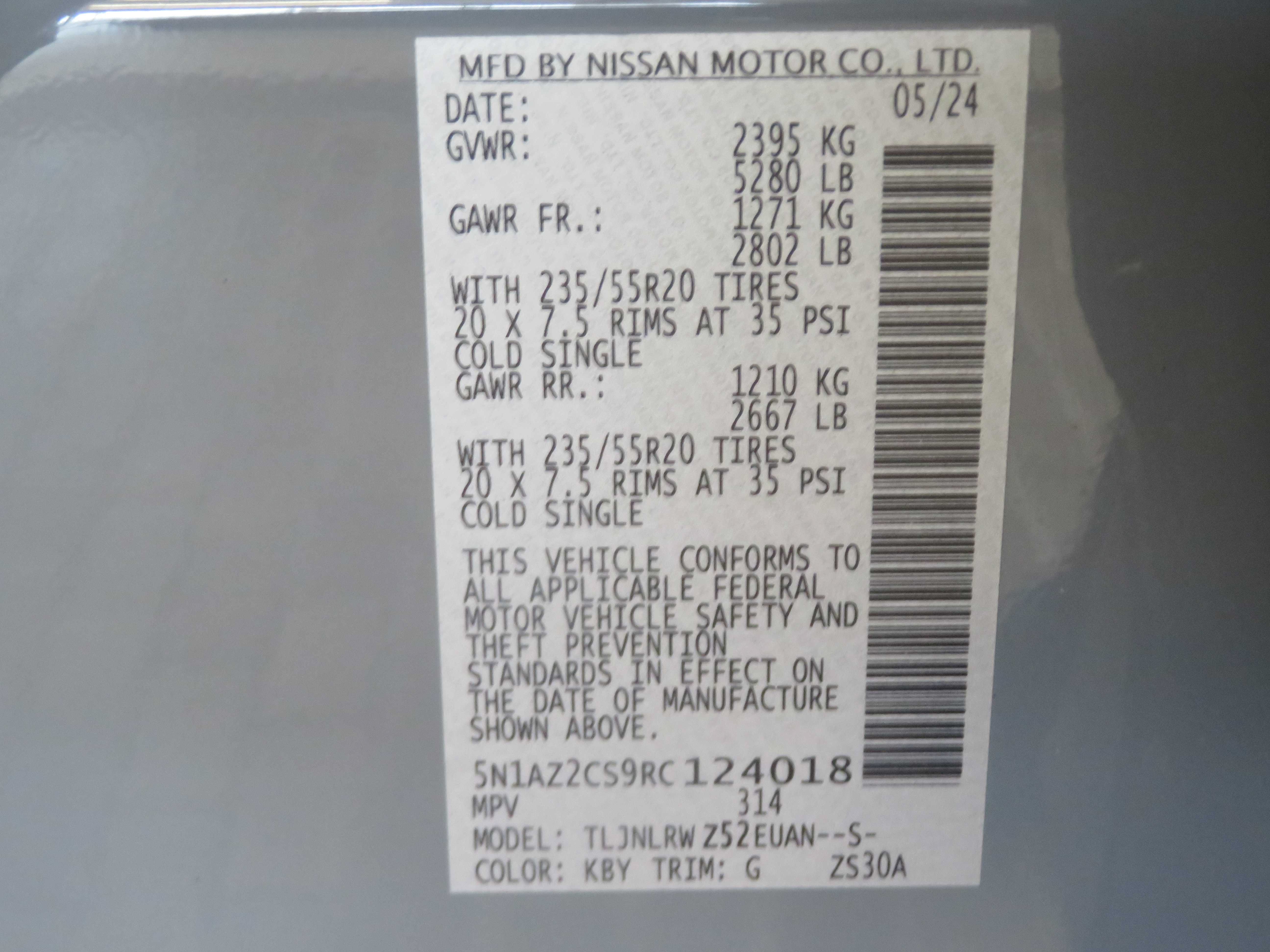 Used 2024 Nissan Murano SL AWD/4WD image 87