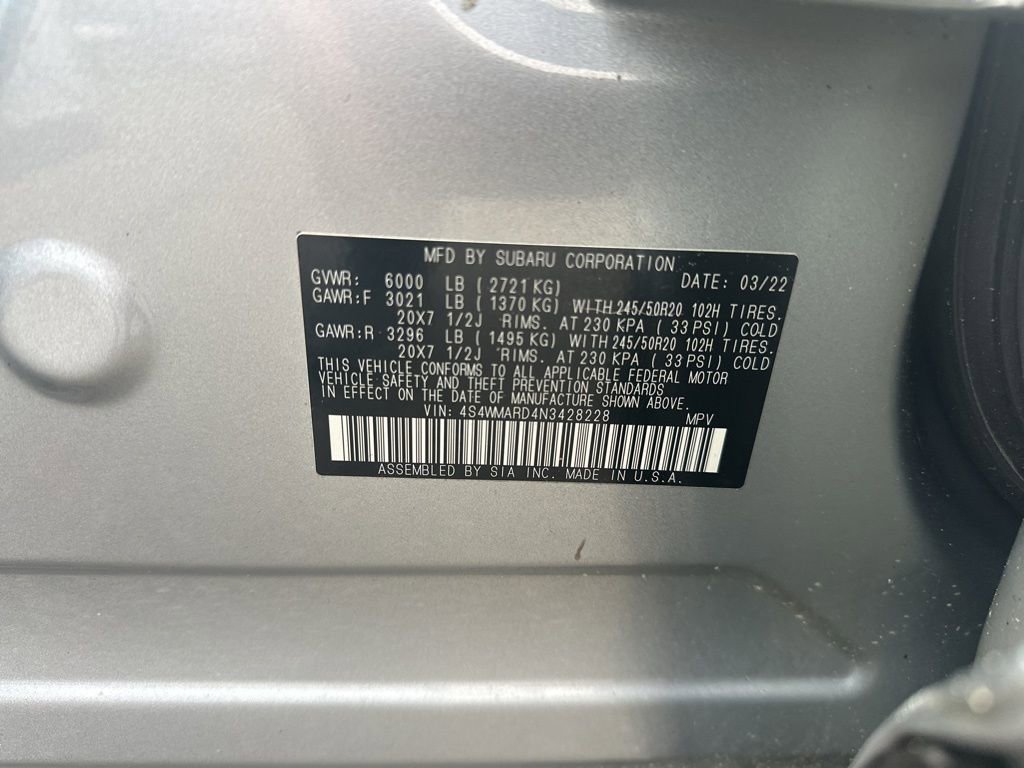 Used 2022 Subaru Ascent Touring image 38