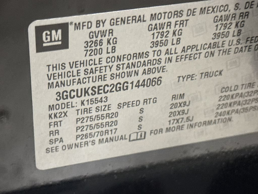 Used 2016 Chevrolet Silverado 1500 LTZ w/ LTZ Plus Package AWD/4WD image 28