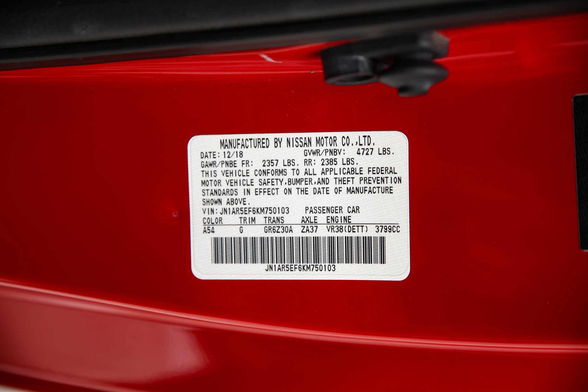 Used 2019 Nissan GT-R Track Edition AWD/4WD image 45