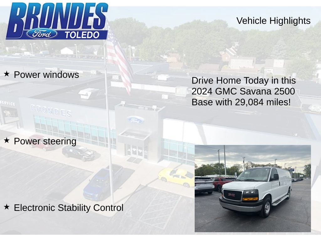 Used 2024 GMC Savana 2500 w/ Driver Convenience Package RWD image 12